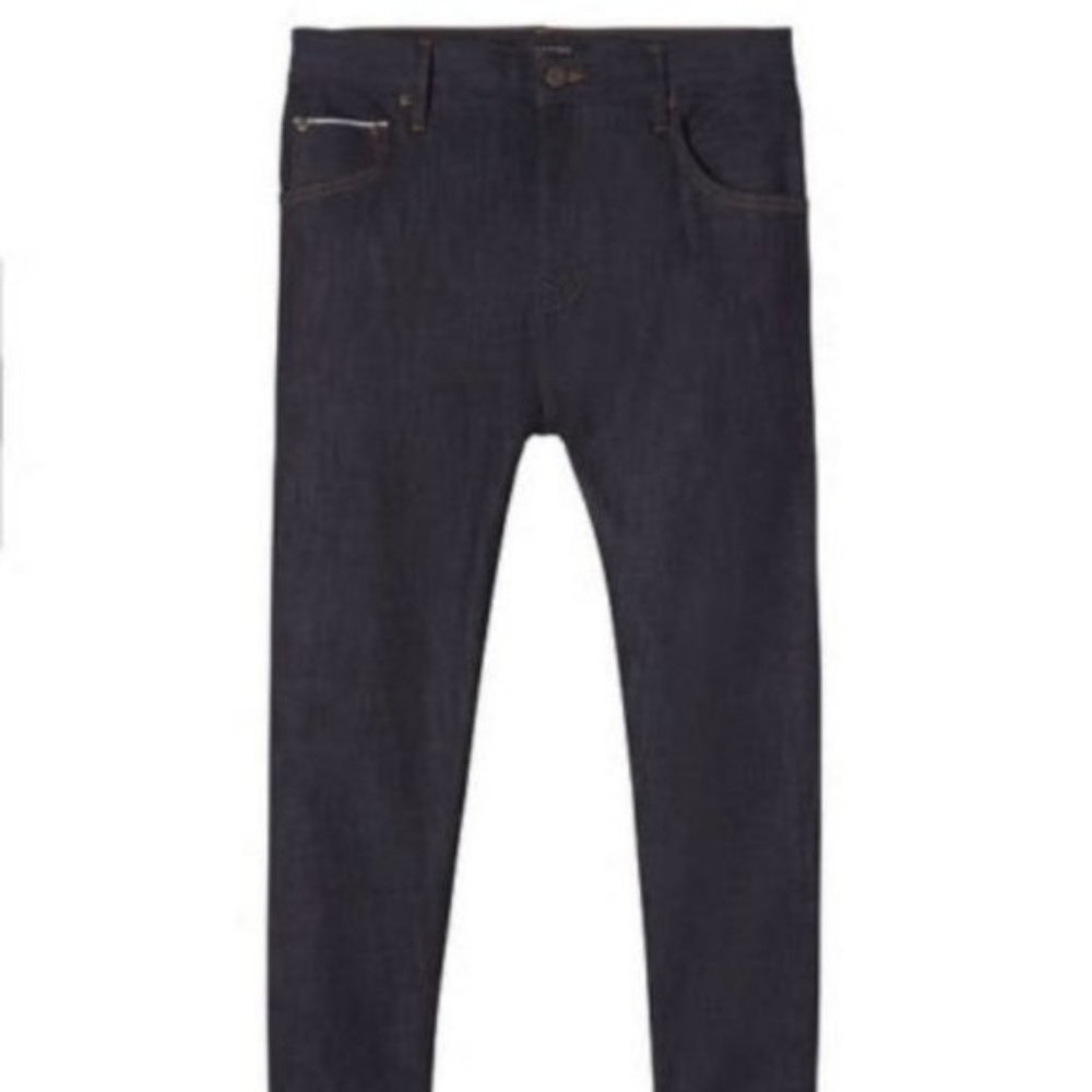 Banana Republic Slim Dark Wash Selvedge Jean 32/32 + - Picture 3 of 3